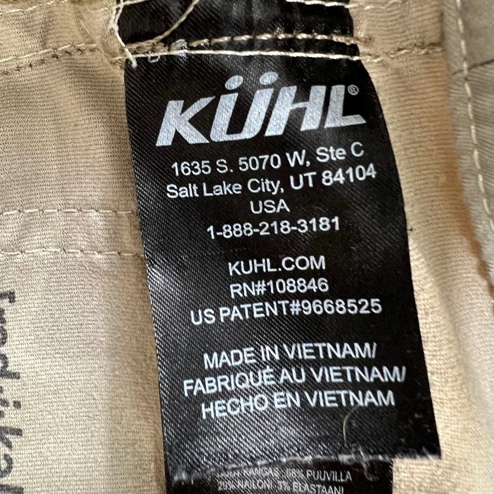 KUHL Radikl Hiking Pants Mens 38x30‎ Tan Khaki Stretch Technical Hybrid Utility